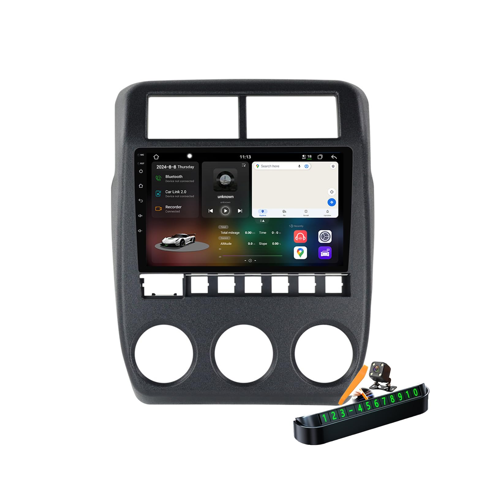 Autoradio NIVA 2020-2023 GPS Android 14 Éliminez les Câbles avec Carplay