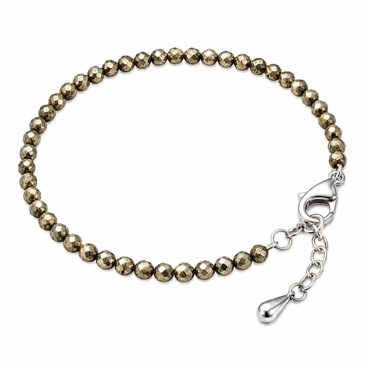 Original Certified Raw Pyrite Anklet for Women | Natural Healing Crystal Payal for Money Magnet, Wealth Attraction, Abundance & Protection | Spiritual Good Luck Jewelry Gift-image-9