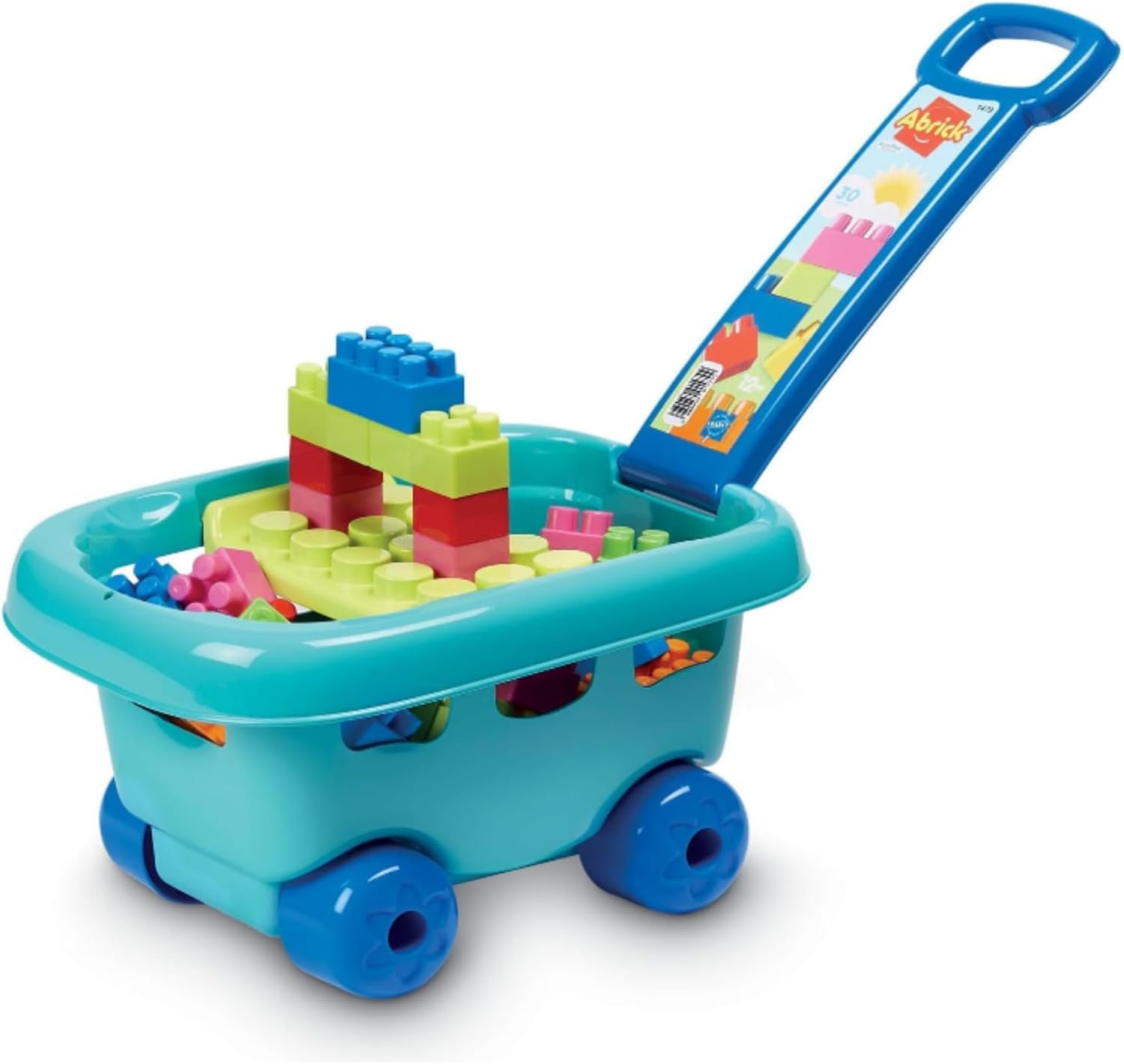 Ecoiffier Garni Abrick Trolley 30 Pieces