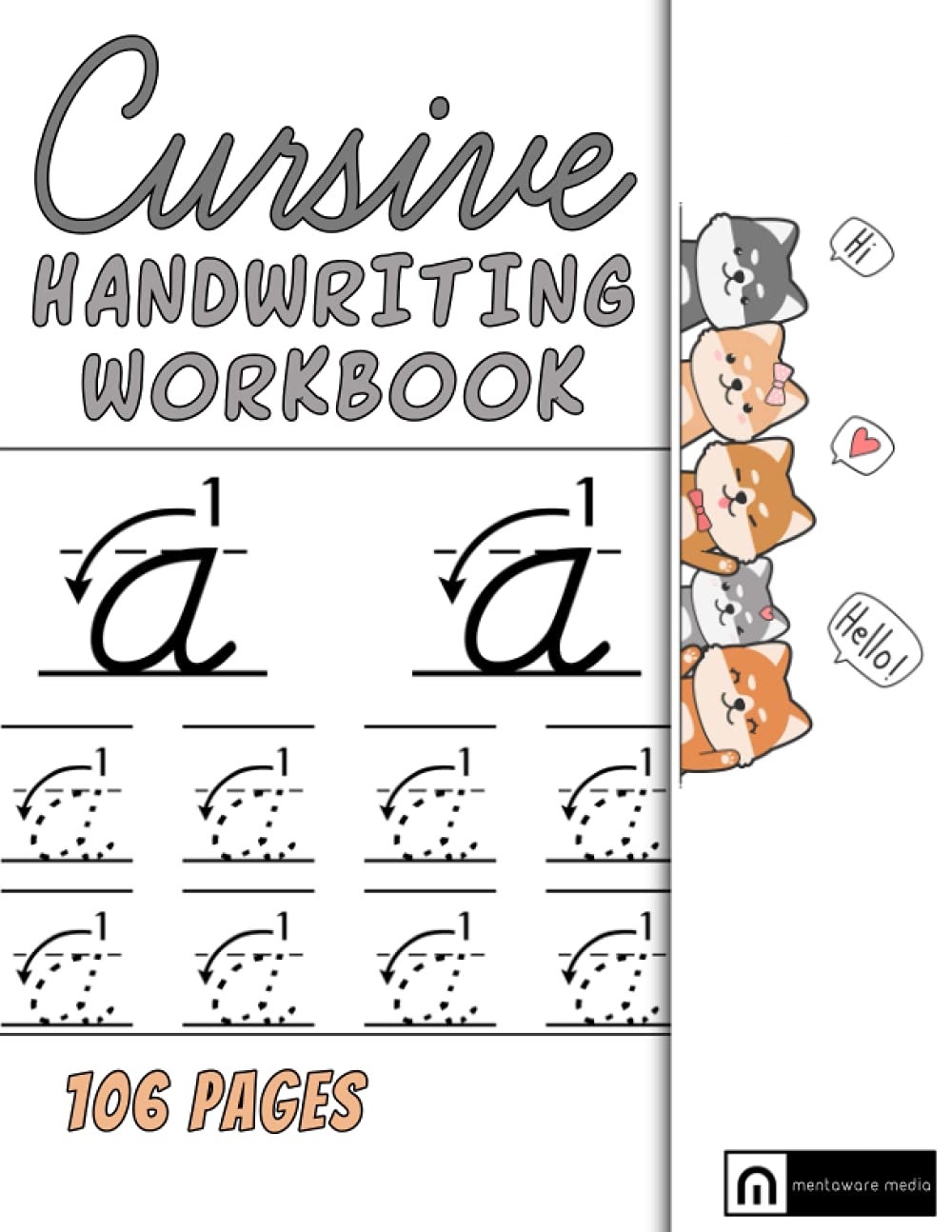 Cursive Handwriting Workbook for Kids Age 8-12