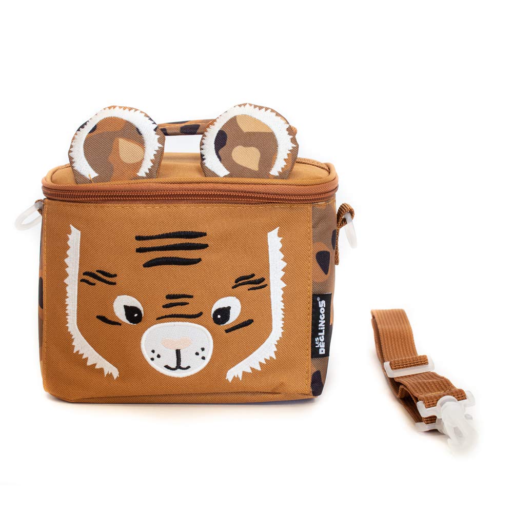 LES DÉGLINGOS Sac Isotherme Enfant Lunch Bag Repas Bandoulière Isolant PEVA Polyester Recyclé