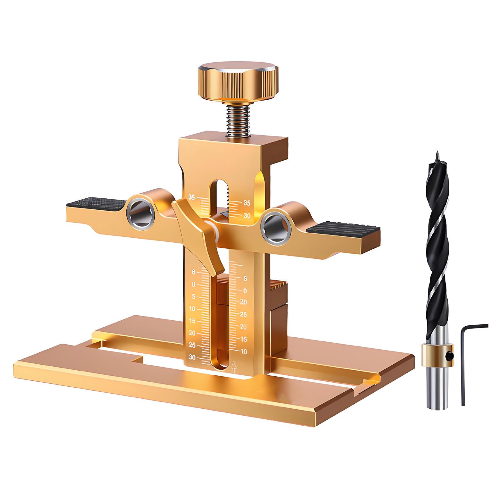 Ljhnba B Metal Cabinets Hardware Jigs, Cabinet Handle Template Tool, Adjustable Punching Locator And Drill Template Guide Cabinet Door Installation Locator