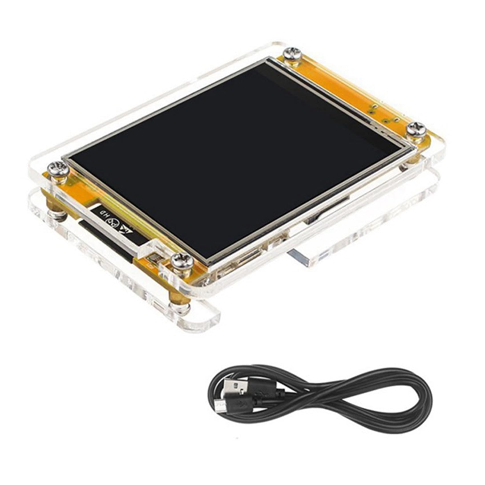 4X 235KH/S Bitcoin Crypto Solo Lottery Miner 2,8 Smart Display mit Acrylschale Verbesserter