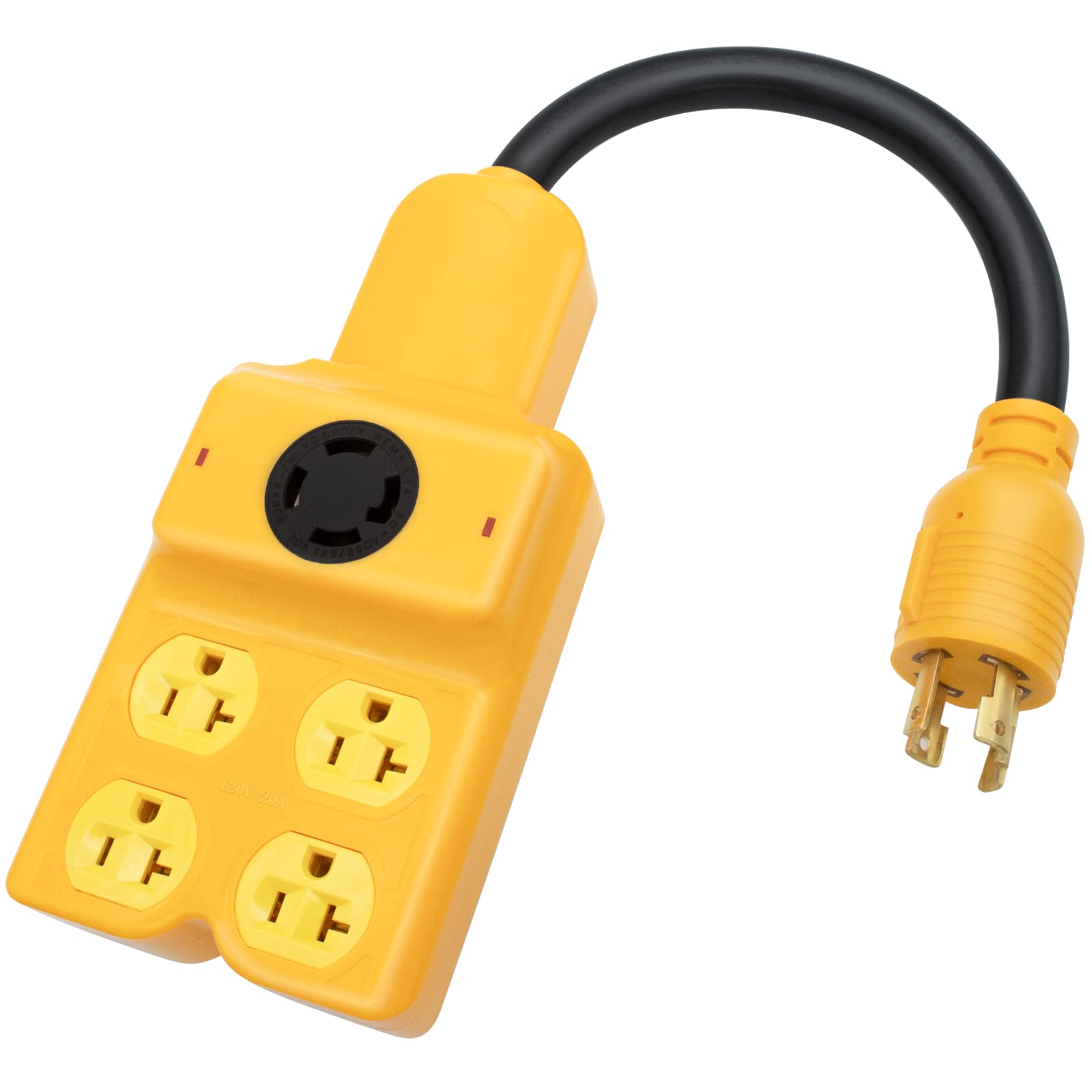 Amazon.com: Hoeine 240V to 120V Adapter, Generator Plug NEMA L14