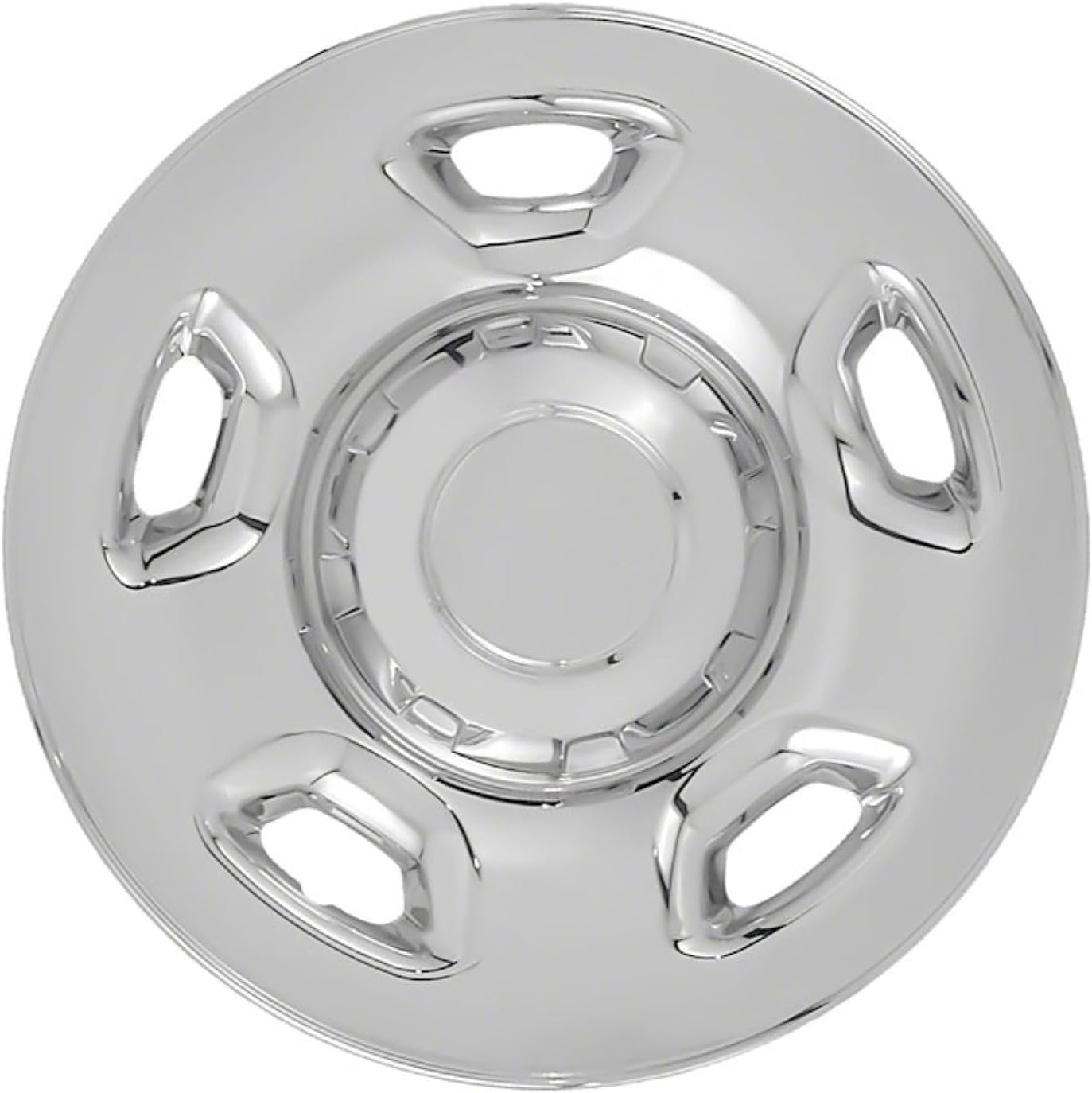 CCI Impostor ยฎ Wheel Skins IWCIMP59XN, ABS Plastic, Chrome Plated, Silver, 17 Inch, 5 Flat Spokes, Set of 4, Fits 2004-2008 Ford F-150