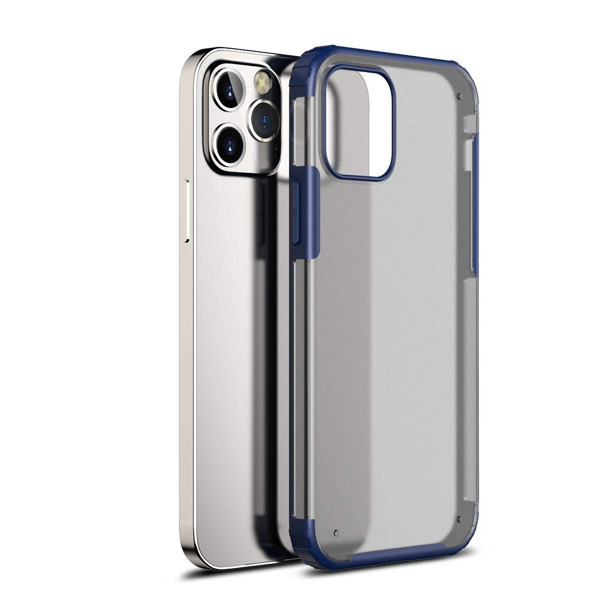 Protection à 360 degrés iPhone 11 Pro Max étui bleu mat antichoc