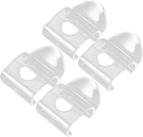 Tofficu 4 tiradores sin cordón para ventanas, fáciles de instalar, material resistente para persianas enrollables