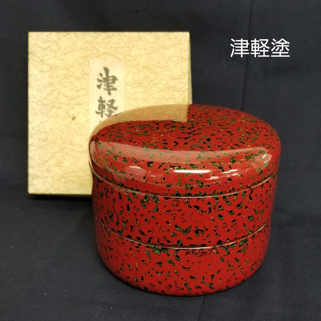 津軽塗り まとめ売り Amazon.co.jp: 津軽塗 丸二段重 5.5寸 青森伝統工芸品 : ホーム