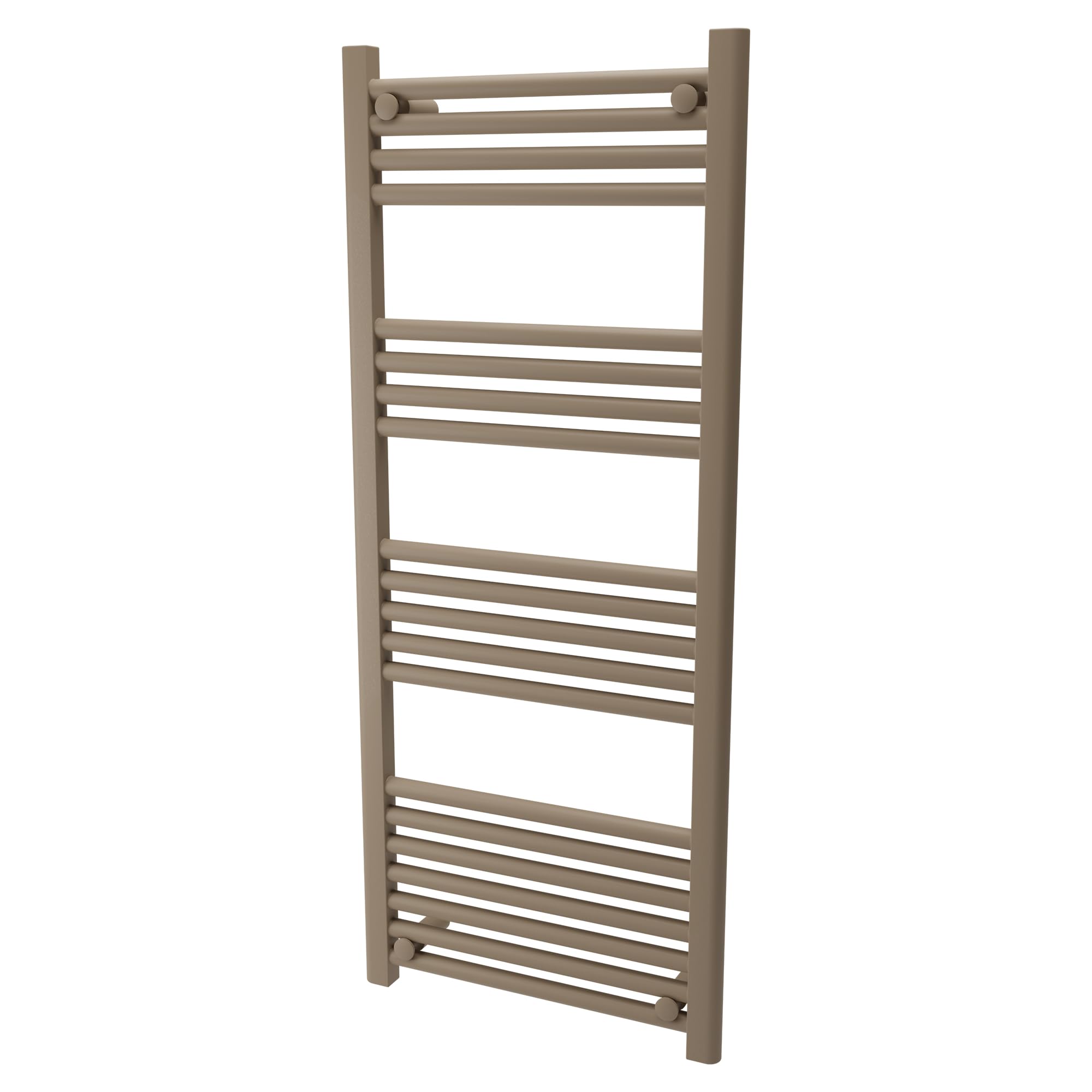 Stone/Cappuccino 500mm (w) x 1200mm (h) Ladder Designer Towel Rail Radiator Evolve | Central Heating | Bathroom Heater | 1737 BTUs