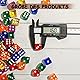 30 Stück Würfel bunt, Bunte würfel(6 Farben), 16 mm Bunter Würfel, Diese Würfel sind perfekt für die verschiedenen Brettspiele