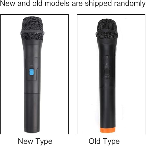 Miniatura 7 de Tangxi Micrófono VHF, altavoz universal de micrófono de karaoke de mano, más de 110 DB, sistema de micrófono inalámbrico para interiores y