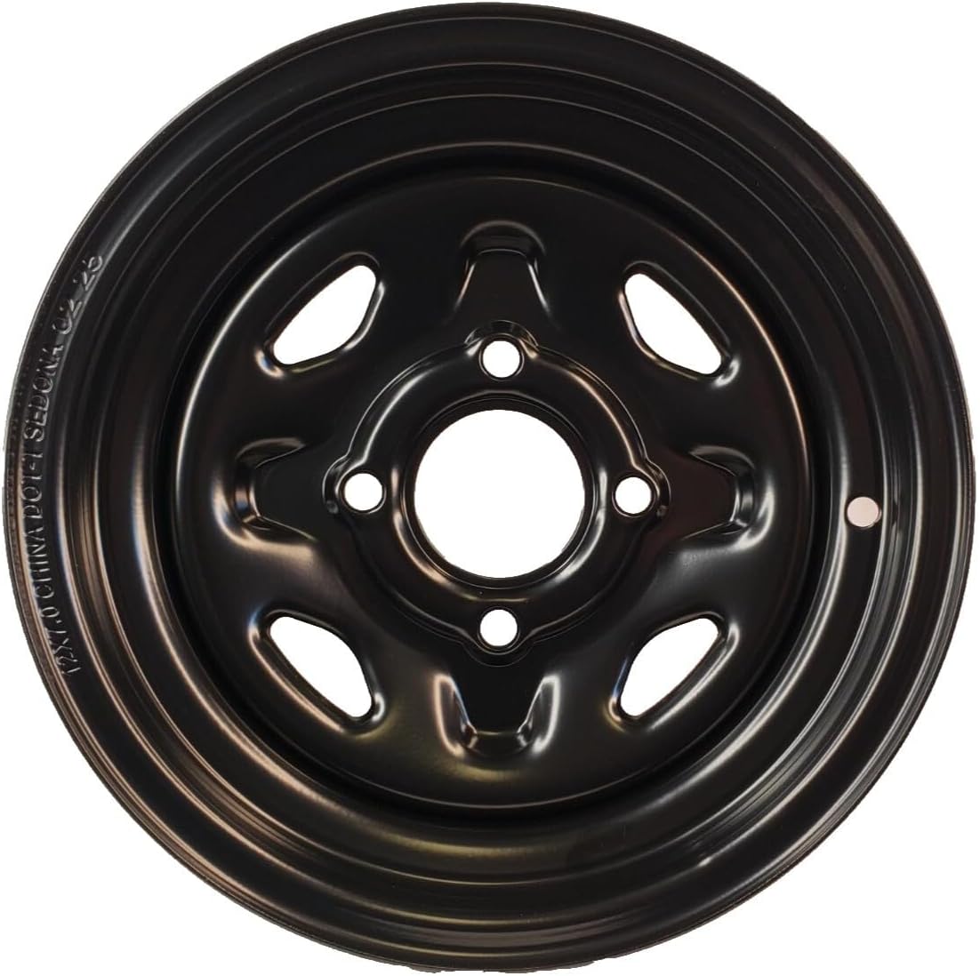 Sedona Steel 12X7 4/110 5+2 BLK Front