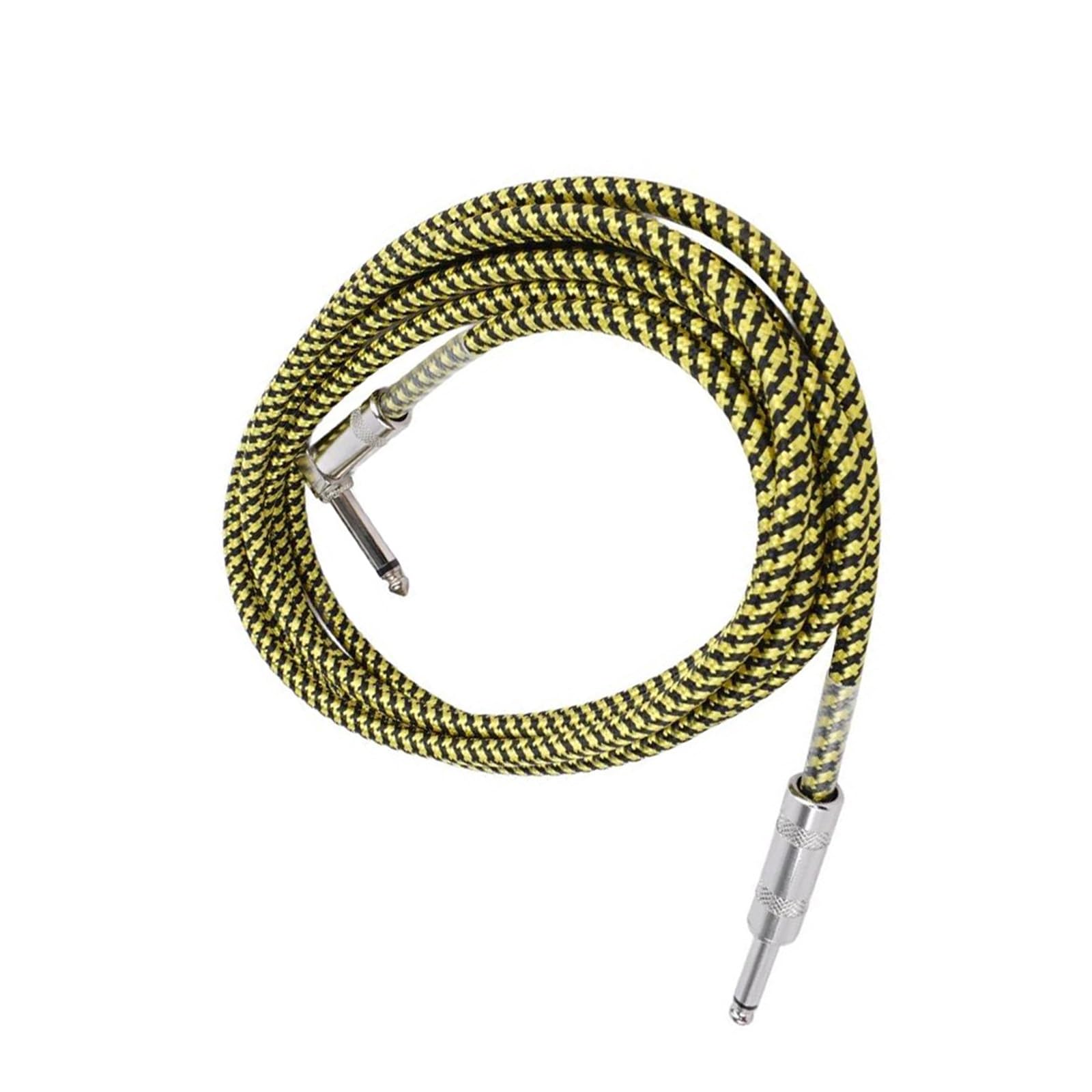 Cable De Para Guitarra 10 M Diseño En Forma L Accesorio Para Instrumentos Bajo Cable Audio Guitarra