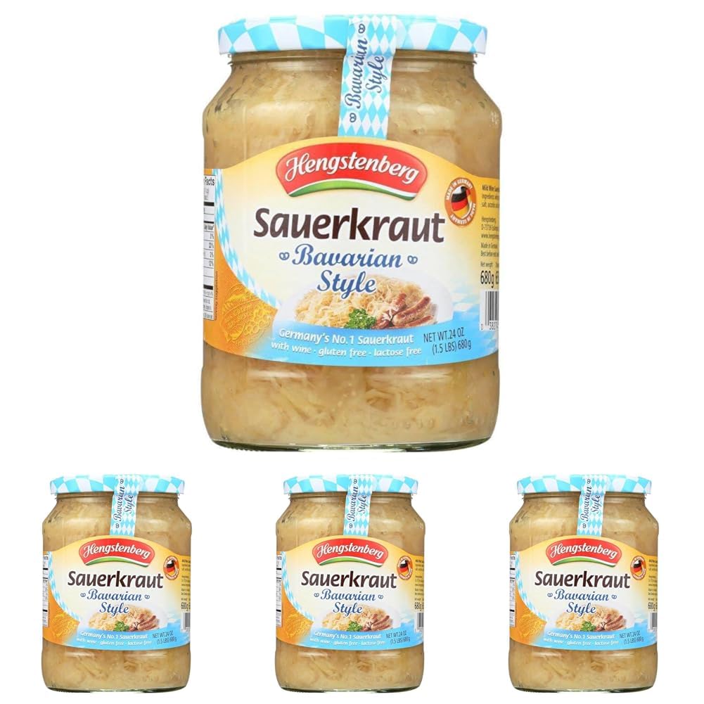 Bavarian Wine Sauerkraut (Pack of 4)