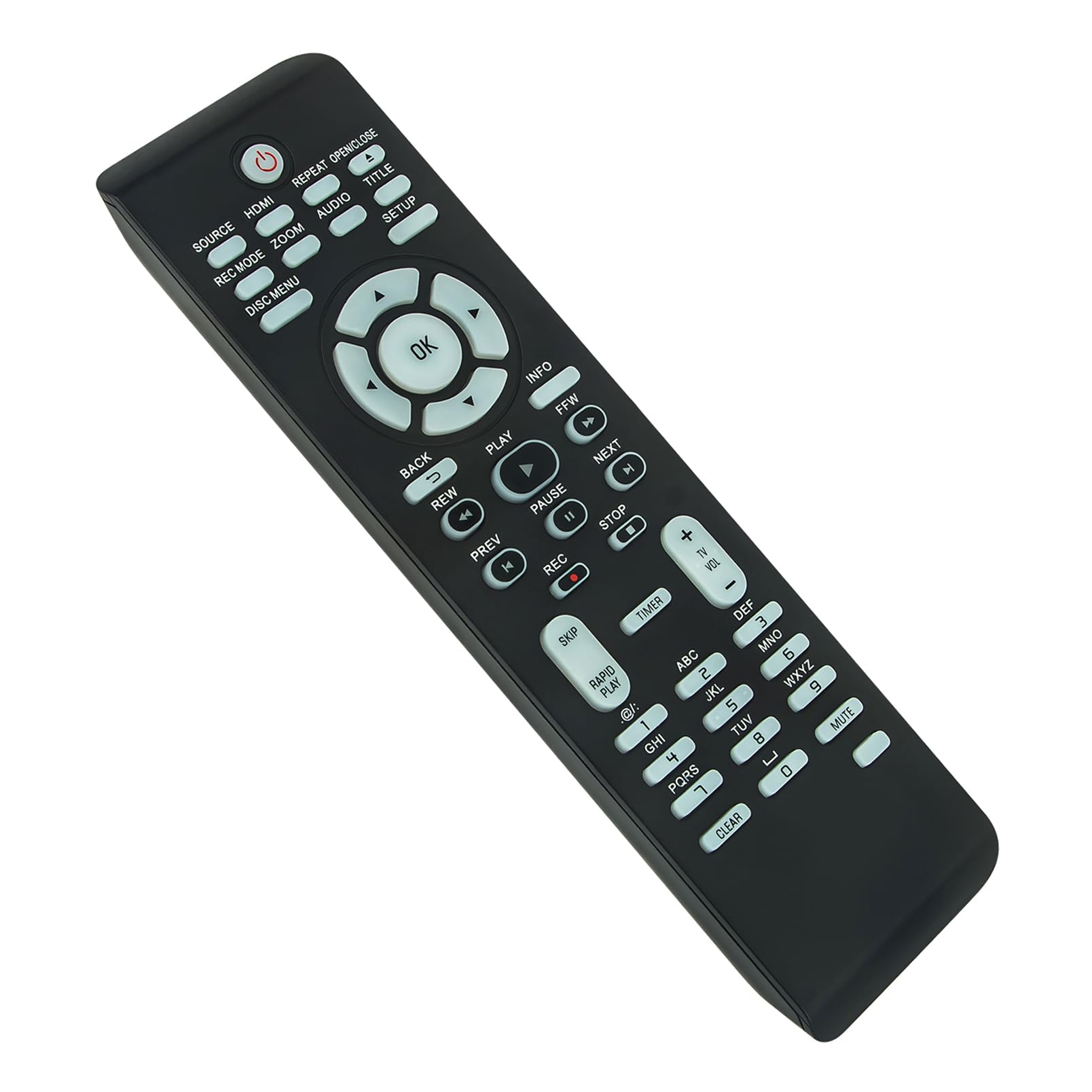 Télécommande DVDR3475 Philips pour remplacer un boîtier perdu ou cassé - 7
