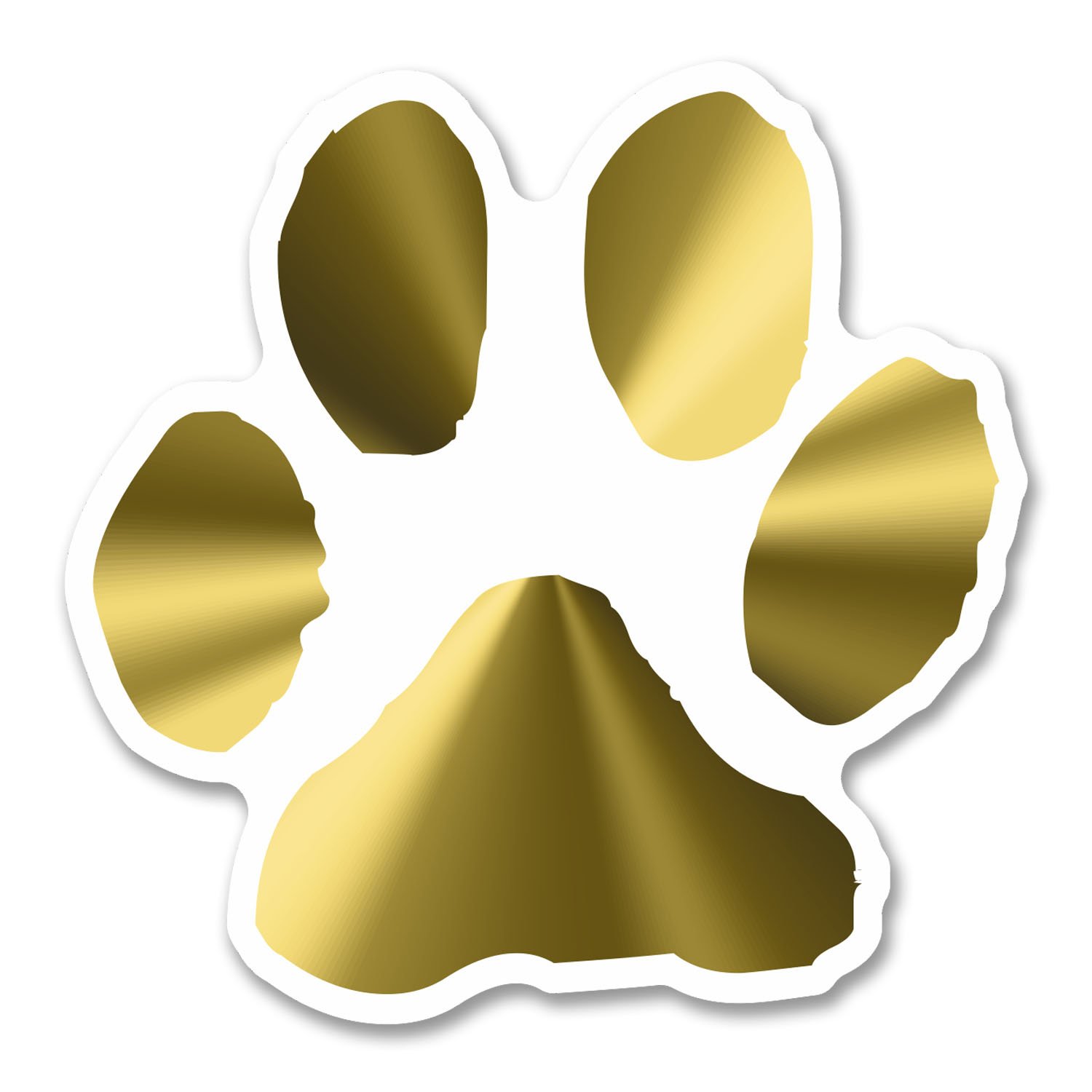2 x 10cm Paw Print Vinyl Stickers Laptop Helmet Car Bike Dog Animal Decals #6273 (10cm x 10cm)