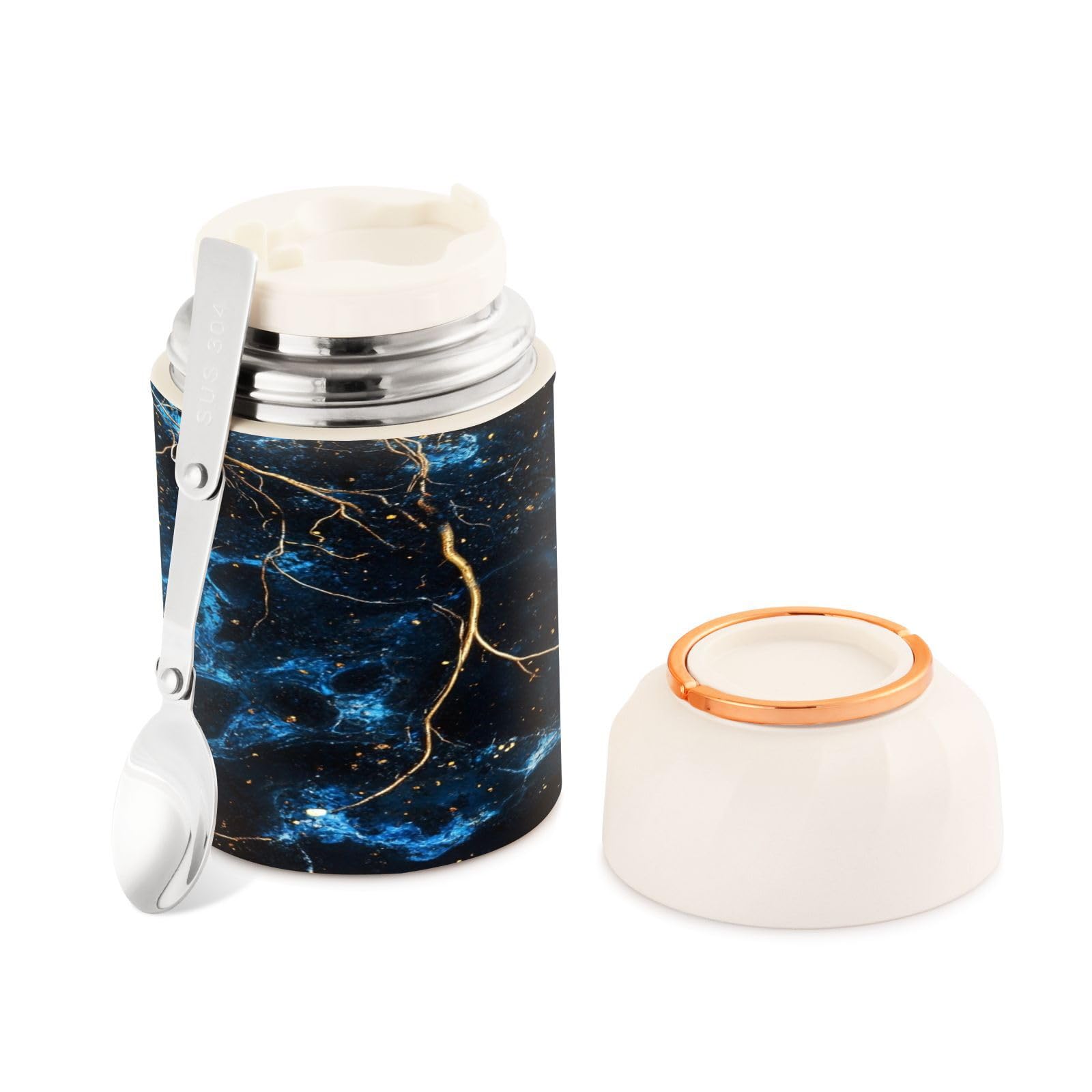 Tarro de comida aislado de 500 ml que soluciona tus almuerzos fríos gracias a su acero inoxidable
