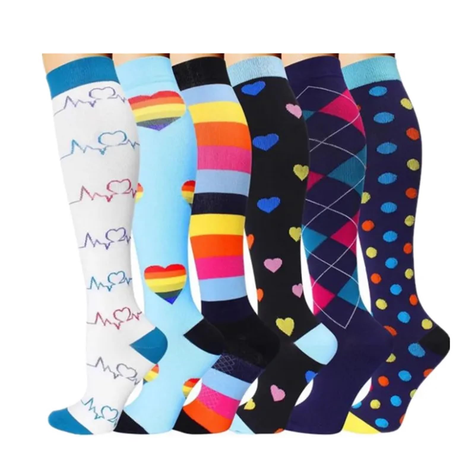Calze Compressione Calzini A Compressione For Leggings Da Corsa, Da Calcio, Unisex, For Adulti, Edition Network, Calzini Da Infermiere Rossi A Pressione, Da Uomo