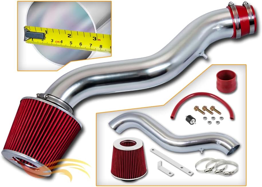 RSG RED RAM AIR INTAKE KIT + DRY FILTER FOR 02-05 Audi A4/A6 3.0L SFI V6
