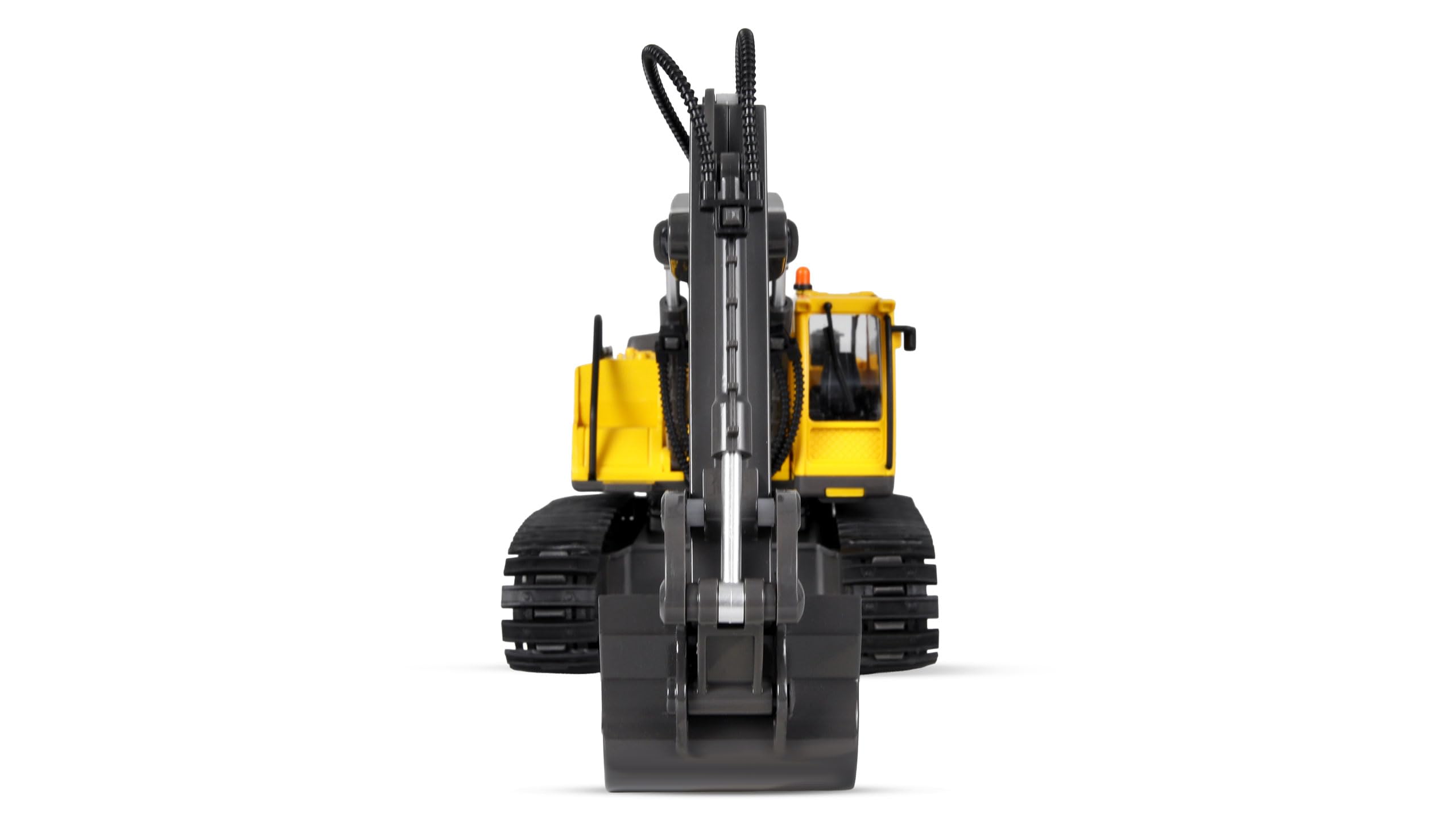 Amewi Zestaw 2 w 1 koparka łańcuchowa i wywrotka 1:18 RTR zdalnie sterowana RC dla dzieci od 6 lat, żółty