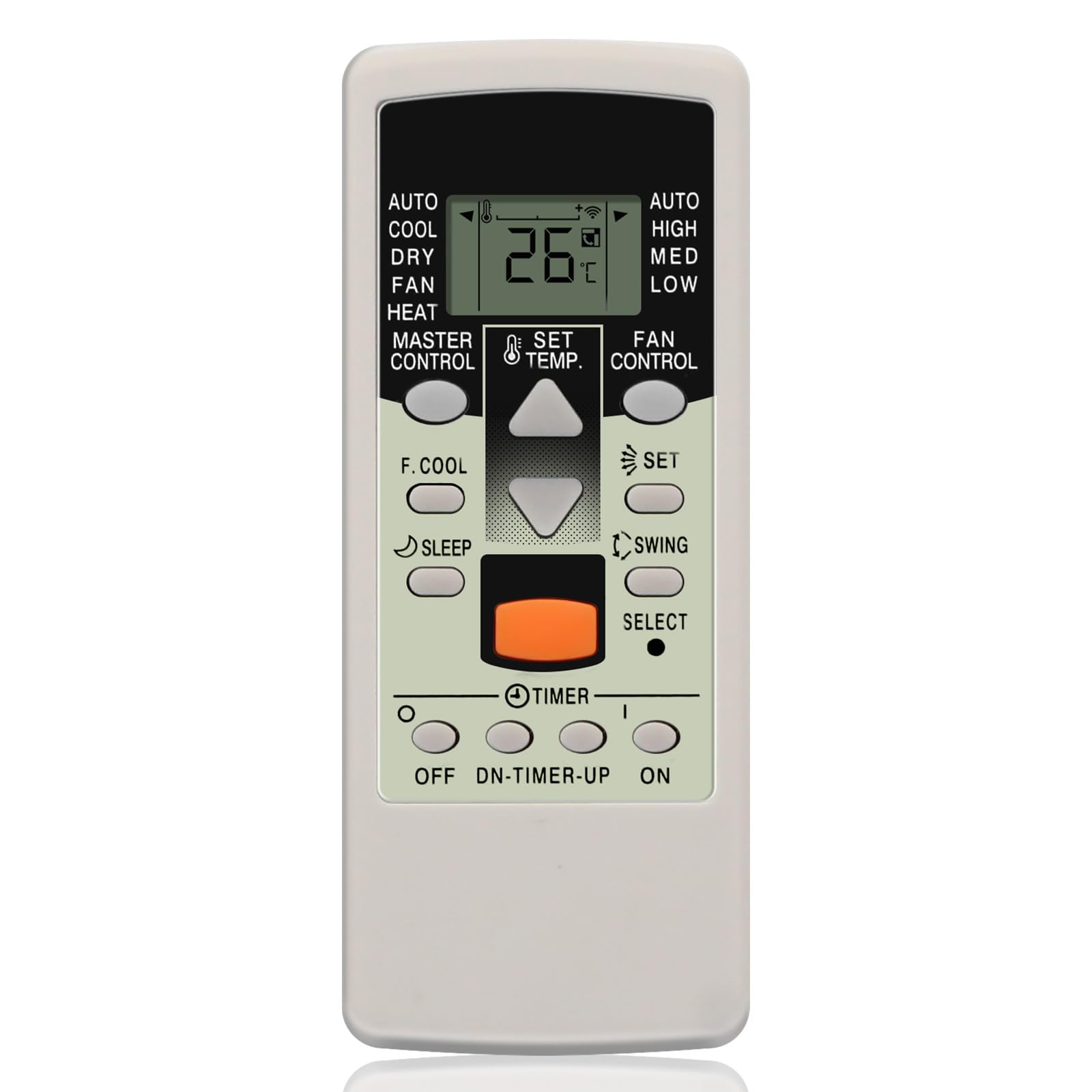 Mando Universal Aire Acondicionado para Fujitsu, Mando Aire Acondicionado fujitsu, Bomba de Calor, Mando Aire Acondicionado Universal con Aires Acondicionados Fujitsu y General