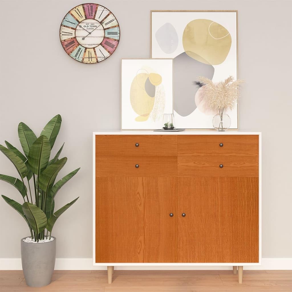 Lámina Autoadhesiva para Muebles con PVC, Efecto Madera, Papel Adhesivo para Muebles, Vinilos para Muebles, Adecuada para Puertas Y Paredes, Roble Claro, 500 x 90 cm