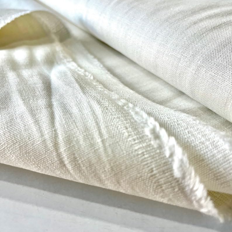 Amazon.com: Natural Cotton Linen Fabric, Clothing Fabric, Pure