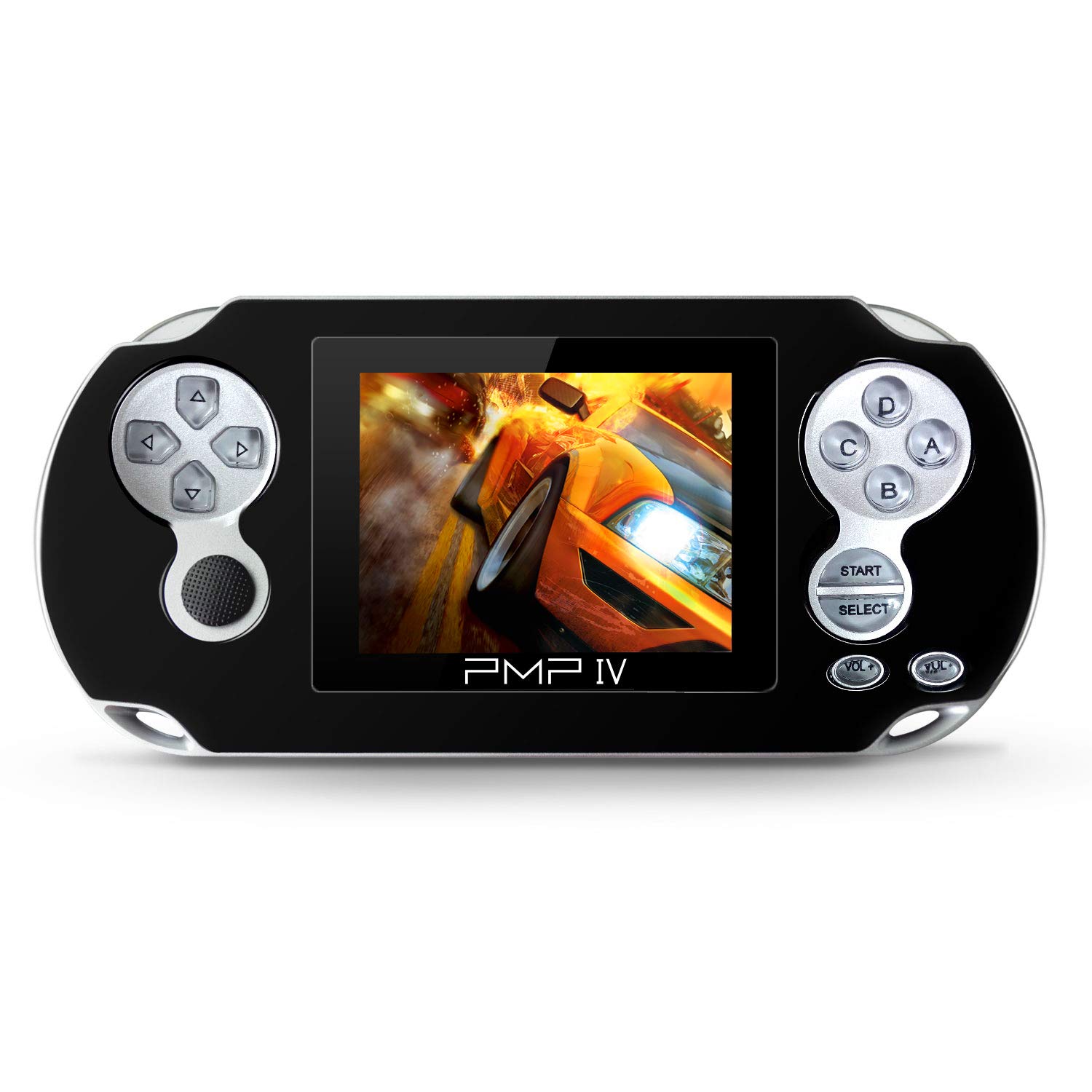 Handheld Game Console , PMP4 Portable Video Game Console 3 Inch Free with 32G TF Card Built-in 1050 Classic Games , Birthday Gift for Children - Black