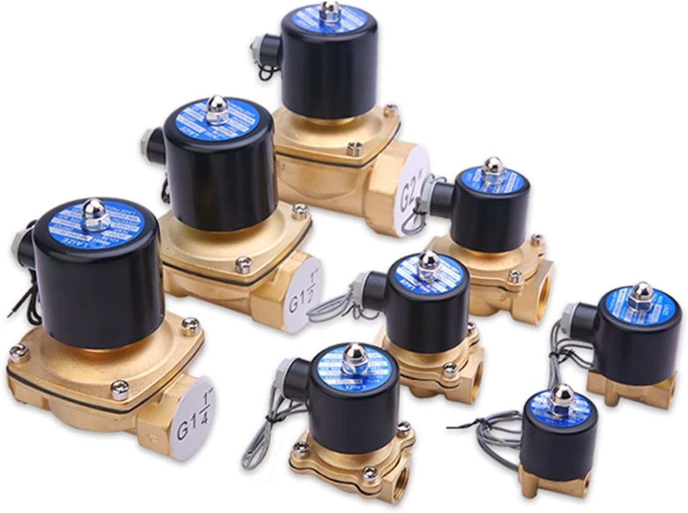 Tredswqcv 110V Ac Valve Brass Electric Solenoid Pneumatic For Water/Oil/Gas Dn6 Dn20 Dn8 220V Dc24v (Specification :, Voltage 24V Dc)(,Dn35)