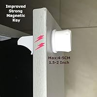 Vista 4 de Llaves de repuesto para cerraduras magnéticas de armario Vmaisi (3)