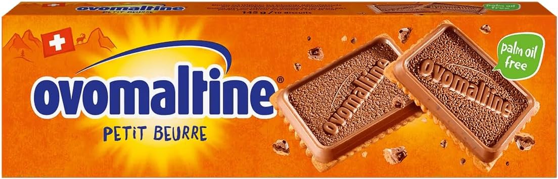 Petit Beurre Swiss Biscuit with 52% Milk Chocolate,145g