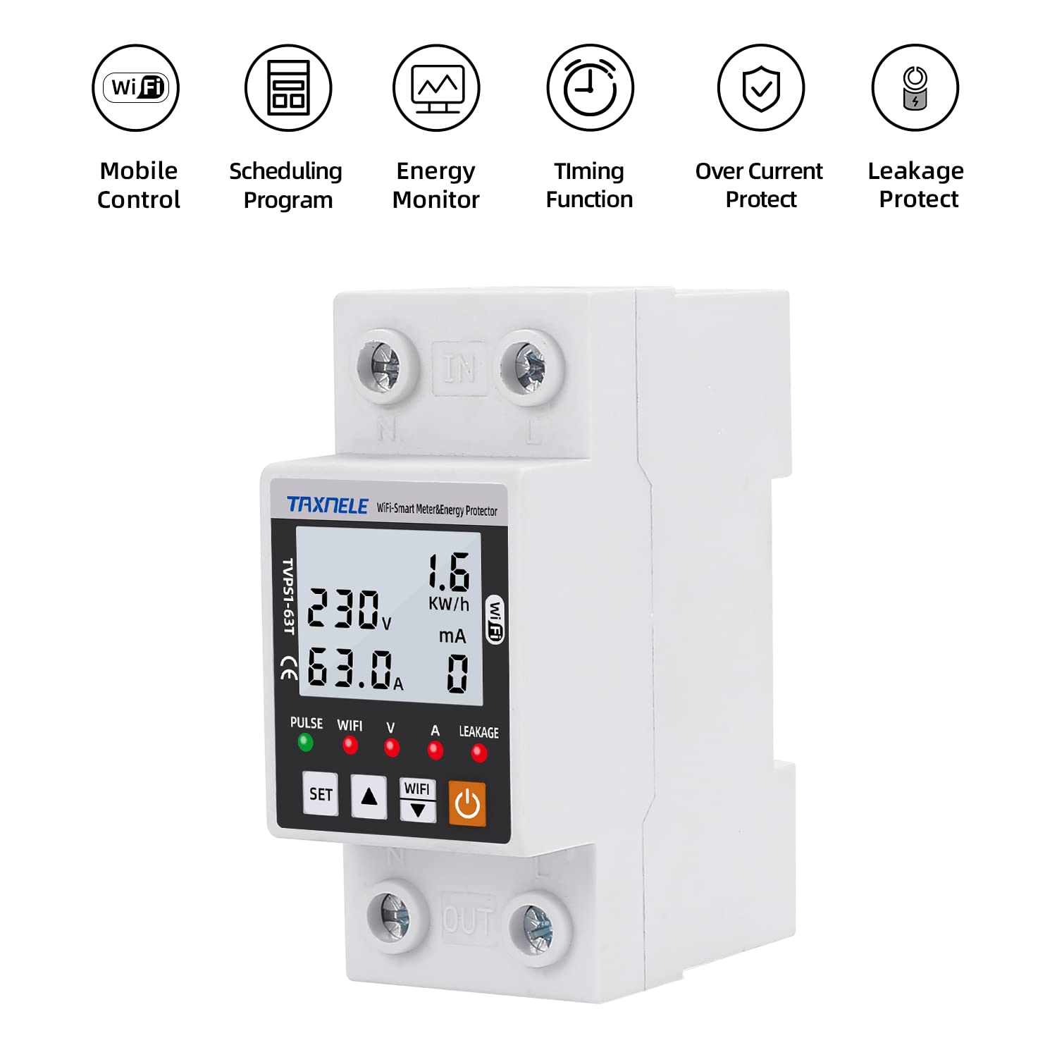 Relè WiFi intelligente   CS T35 R100 W   EZVIZ | Leroy Merlin