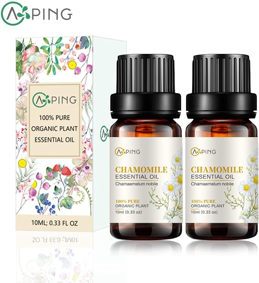 2-Pack Chamomile Essential Oil - 100% Pure Organic Natural Plant (Chamaemelum nobile) Chamomile Oil for Diffuser, Aroma, Spa, Massage, Yoga, Perfume, 2x10ML - Image 7