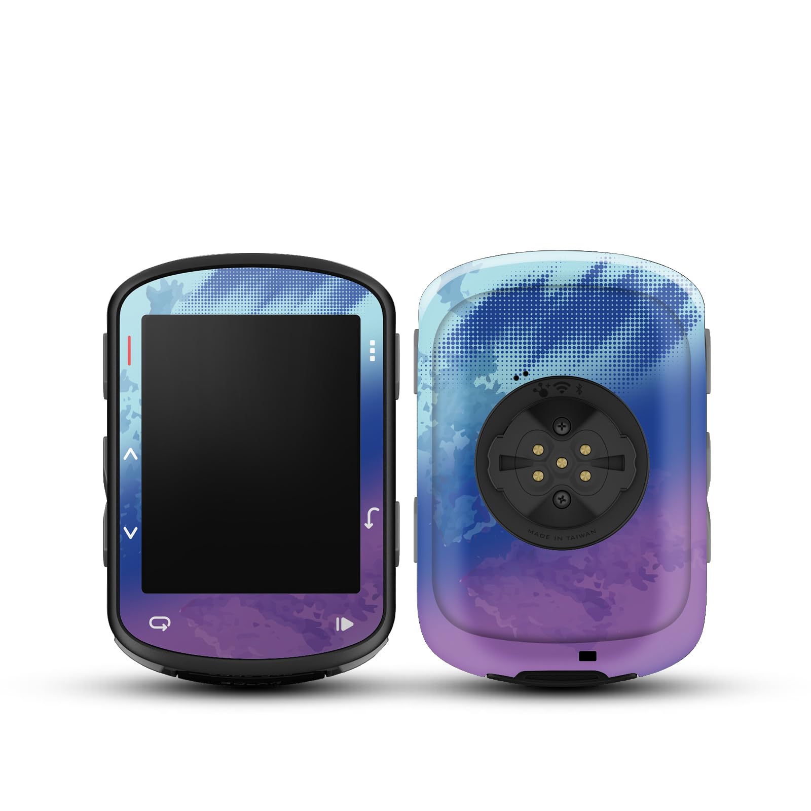 CHIDIFANS Stylish Stickers Compatible with Garmin Edge 540/840 Bike Computers, Protective Stickers, Cases, PVC Material in Various Styles (Style 16)
