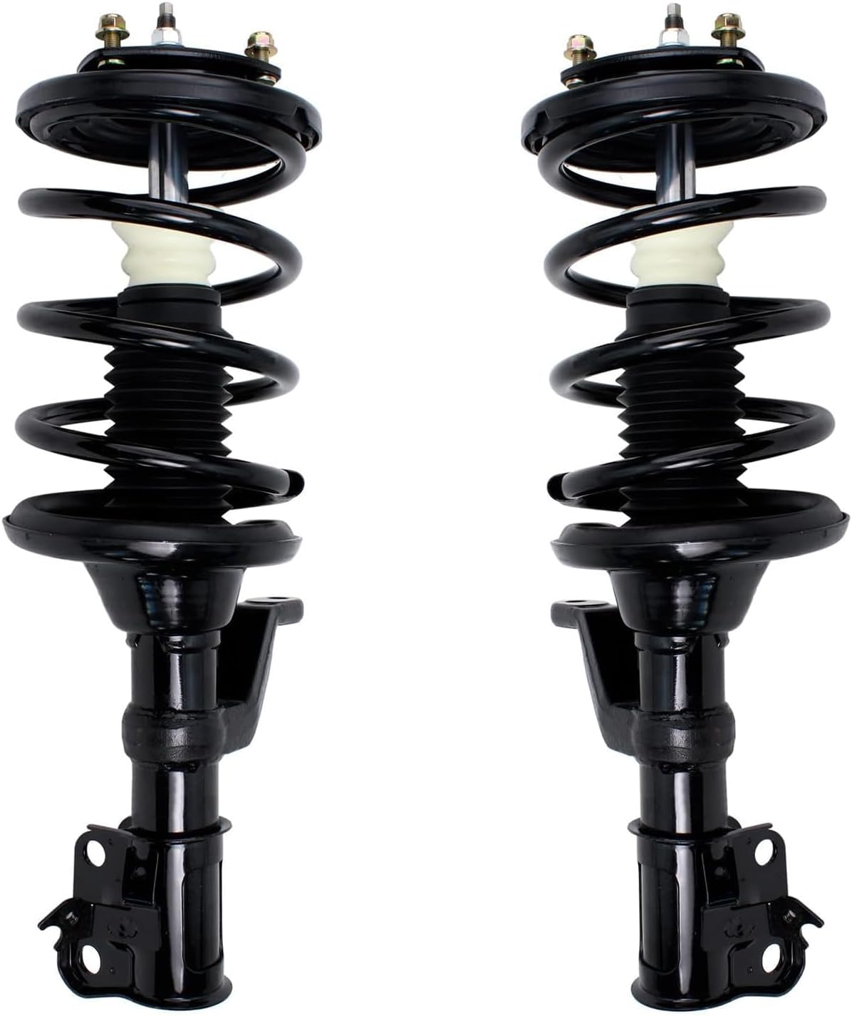 Detroit Axle - Front 4pc Struts Kit for 2003-2011 Honda Element, 2 Struts with Coil Spring Assembly 2 Stabilizer Sway Bar Links 2004 2005 2006 2007 2008 2009 2010 Replacement Suspension
