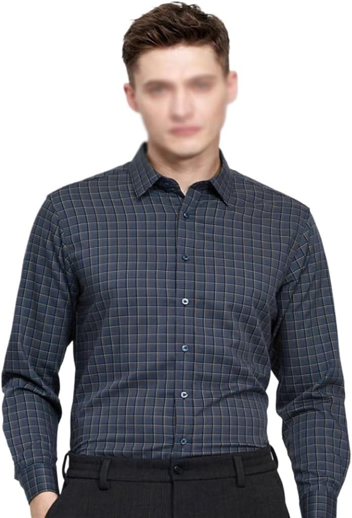 Lapel Long-Sleeved Shirt Men's Fall Models Casual Light Business Shirt