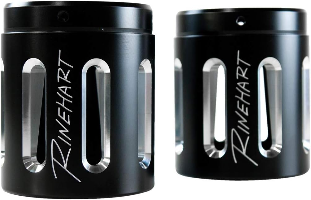 Rinehart 900-0130 Black 4" Slot Style Machined End Caps