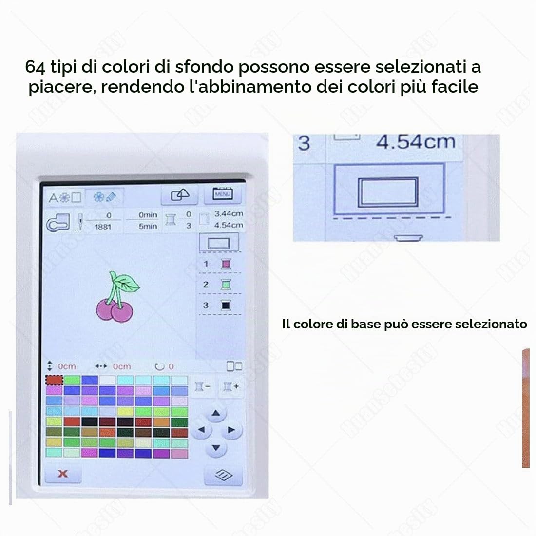 Macchina da Ricamo Digitale Elettrica, Multifunzionale, Automatica per Uso Domestico, per Cucire e Ricamare Facile da Usare