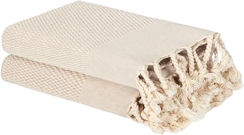 Miniatura 4 de Juego de toallas de mano turcas para baño (18 x 40), toalla de mano decorativa para cocina, 100% algodón turco, a prueba de arena, toallas bohemias