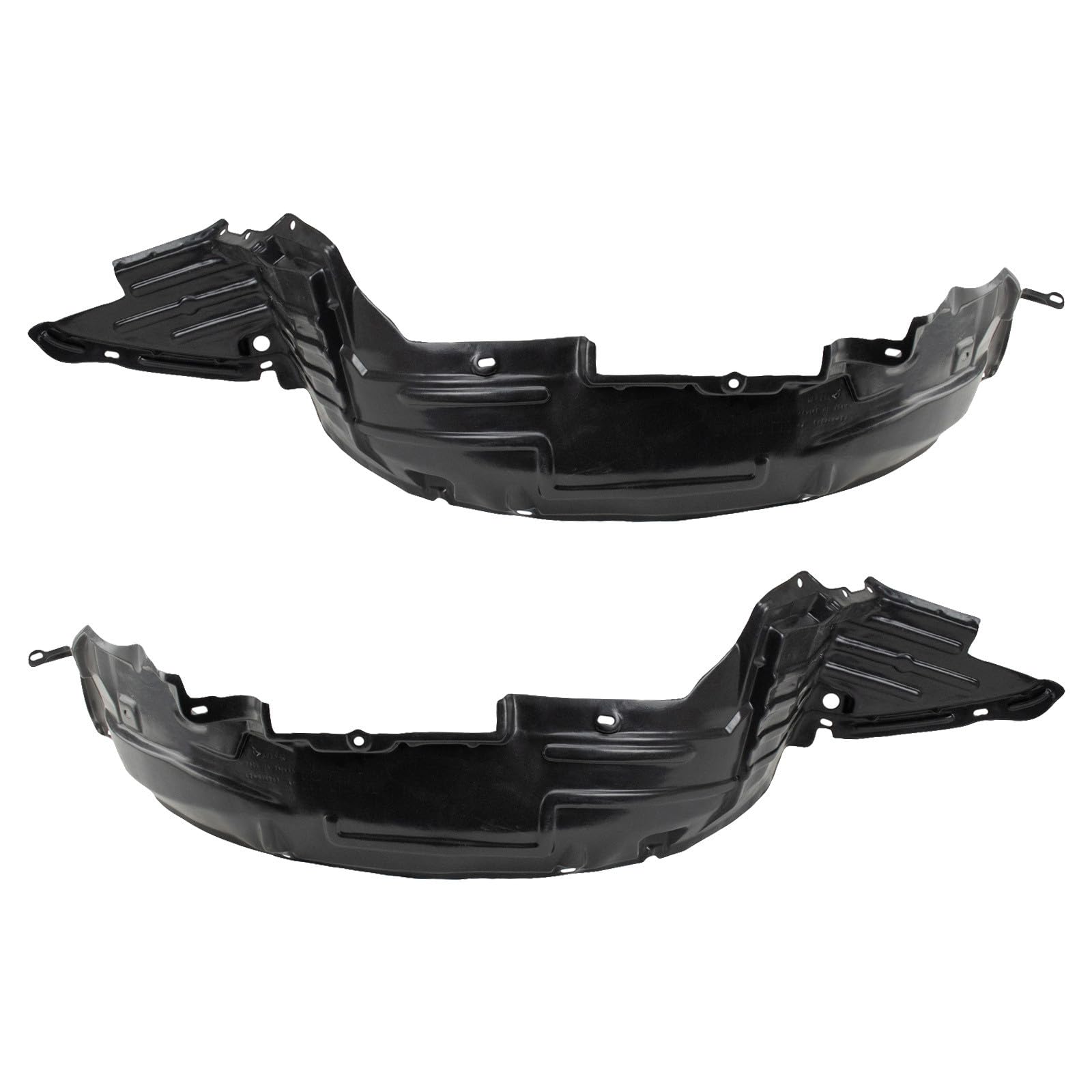 TRQ Front Inner Fender Liner Set | For 2004-2008 Nissan Maxima NI1250115 NI1251115