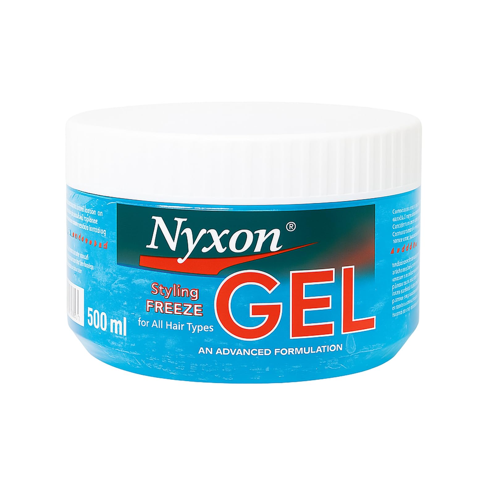 Freeze Gel 500ml | Ultra Strong Hold Hair Styling Gel | Long-Lasting & Flake-Free | Natural Shine Finish | Easy to Wash Out | Anti-Frizz & Non-Greasy | For All Hair Types & Styles