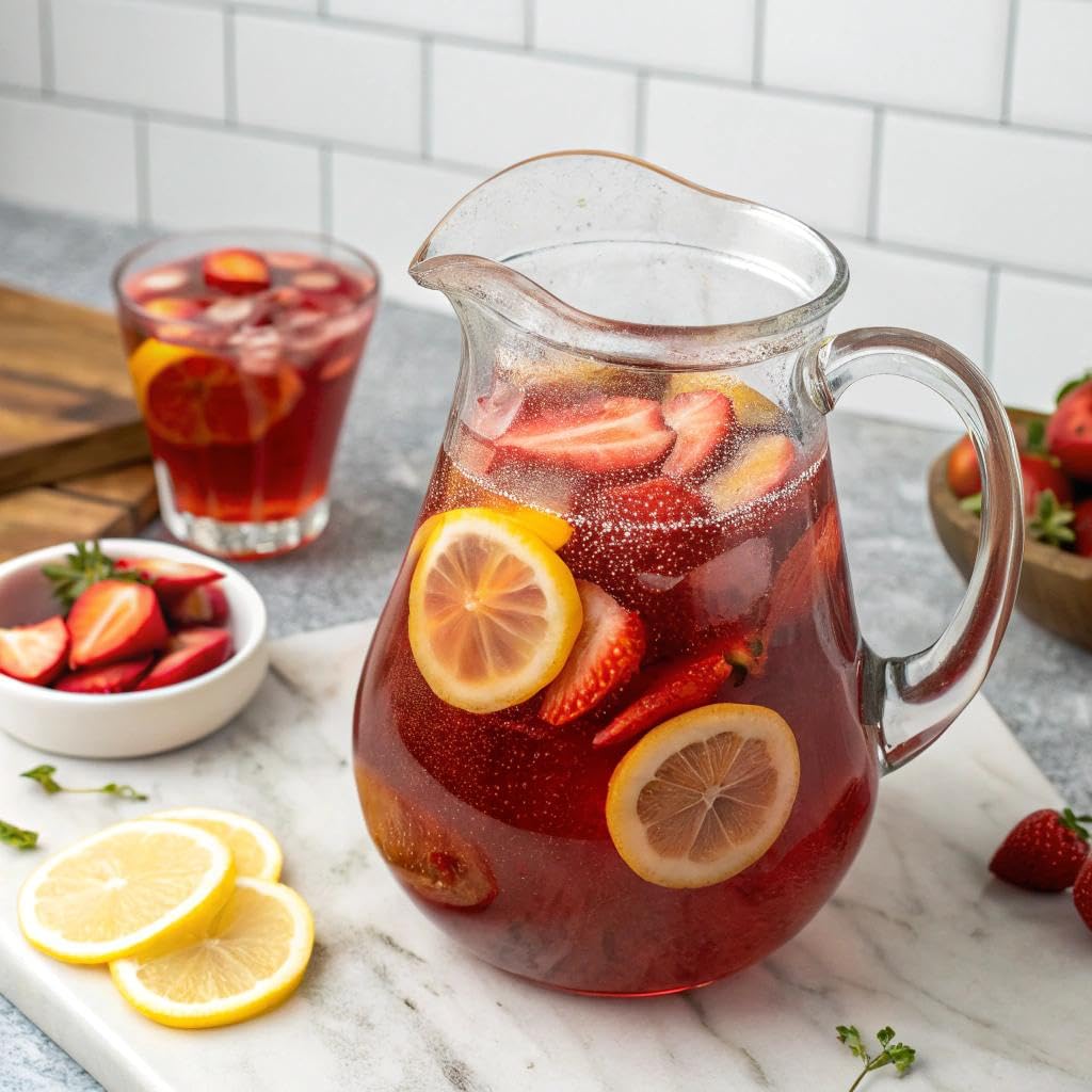 Tiesta Tea - Strawberry Lemonade Cold Brew Tea, Loose Leaf, Strawberry Lemon Herbal Blend, Premium Iced Blends, Non-Caffeinated Iced Drink, 10 Cold Brew Bags, Makes 64oz Pitcher Each