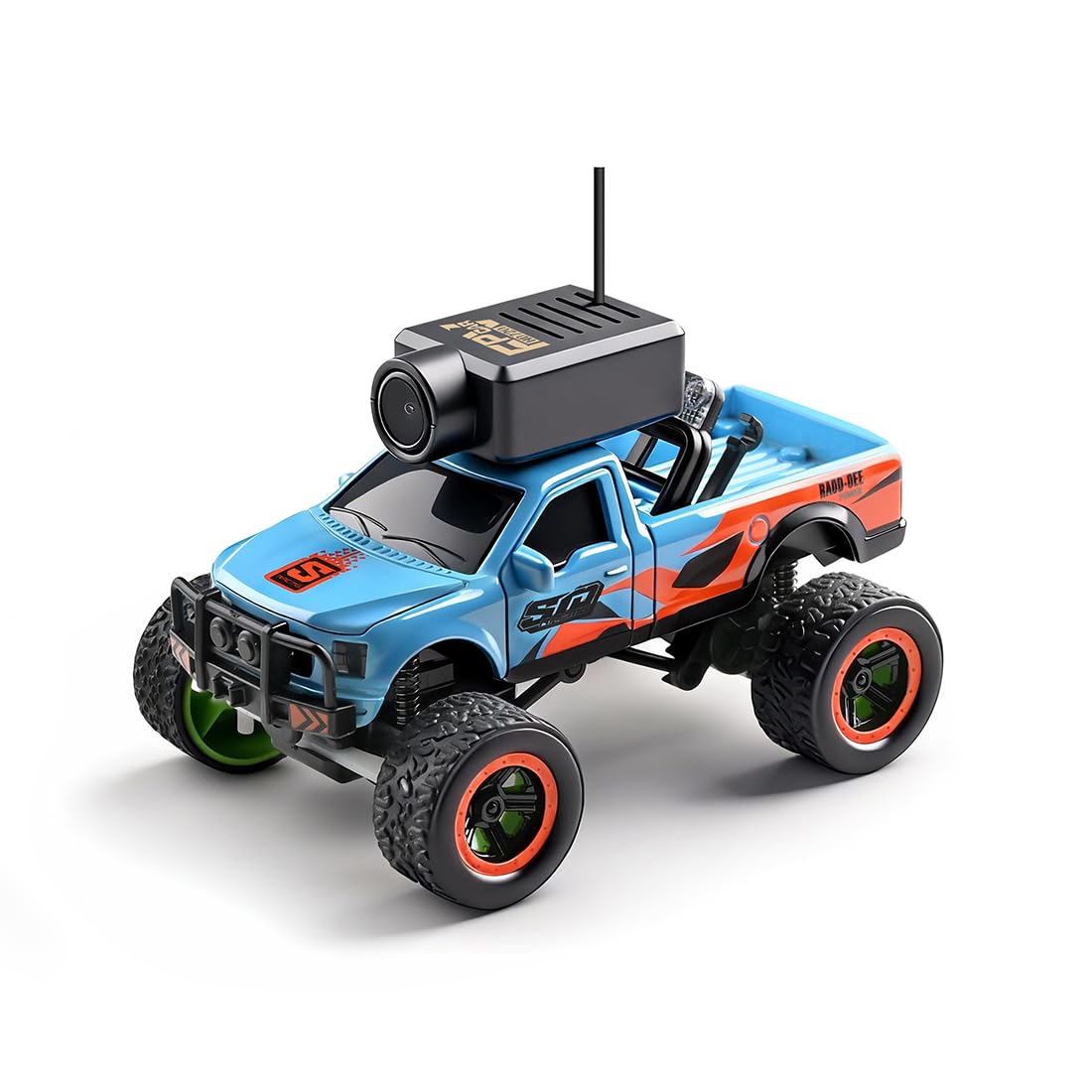 WL 1/64 échelle APP Auto-Pairing FPV Mini RC Camion modèle avec caméra WiFi (télécommande incluse/RTR/)