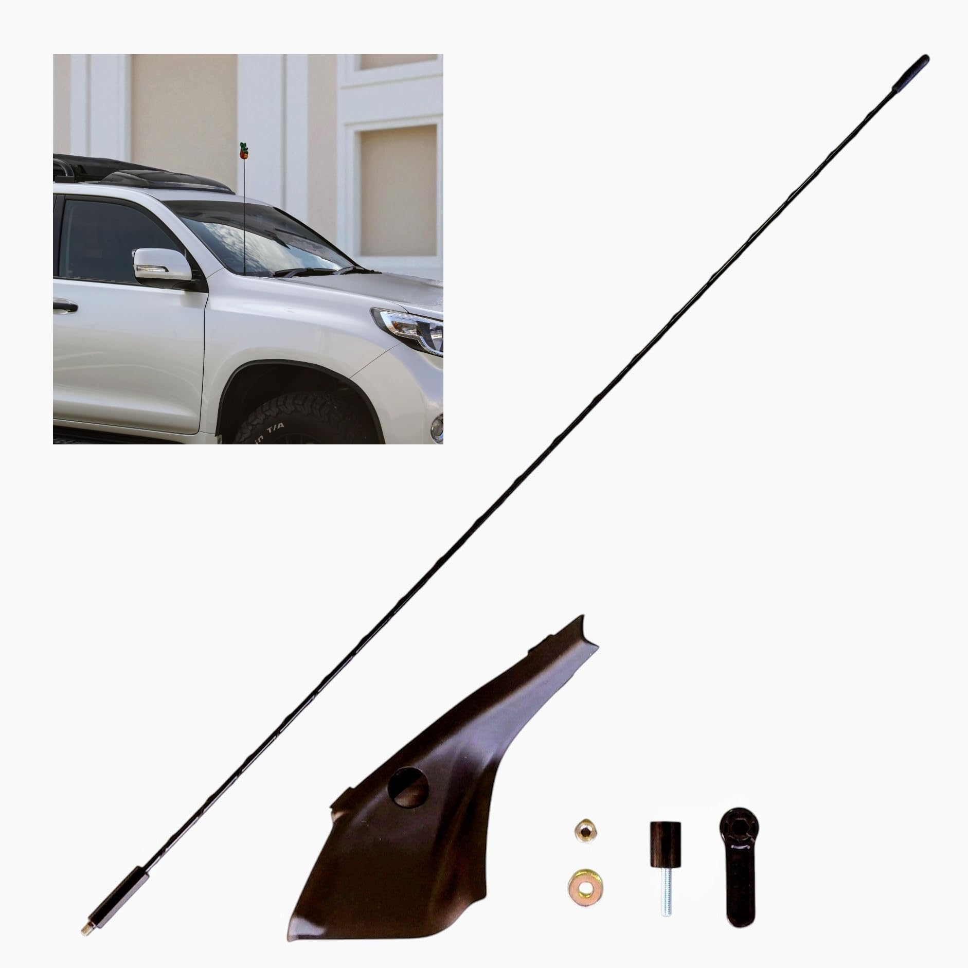 Amazon.co.jp: プラド 150 中期 ☆右側用 USアンテナ キット☆ダミー