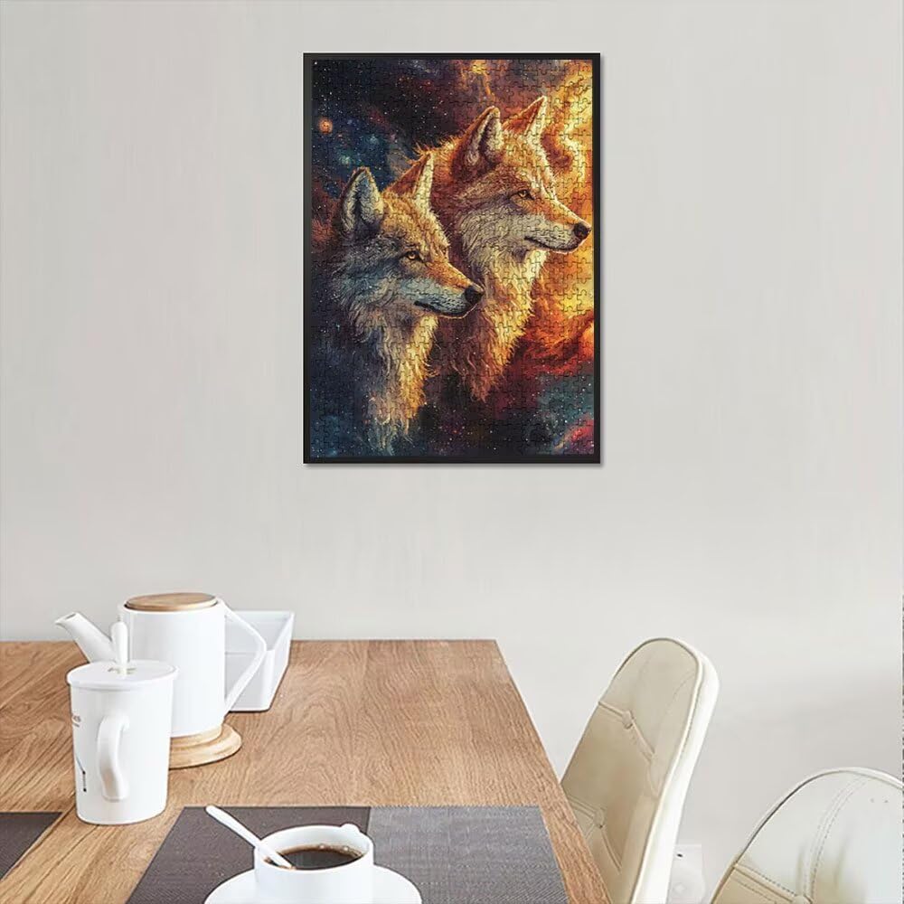 Wolf TräUme Puzzle 6000 Teile, Klassische Puzzles, Geschicklichkeitsspiel Puzzle für Erwachsene, Puzzlespiele für Die Ganze Familie, Mit Schöner Verpackung, Dekoration Puzzles DX0YL3-552