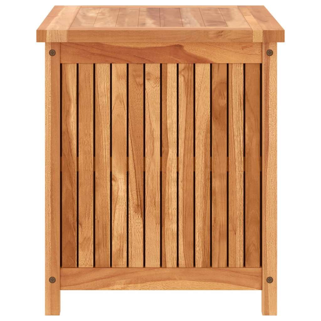 Générique Schowek ogrodowy 60x50x58 cm z litego drewna tekowego, skrzynia na poduszki i narzędzia zewnętrzne z wodoodporną podszewką