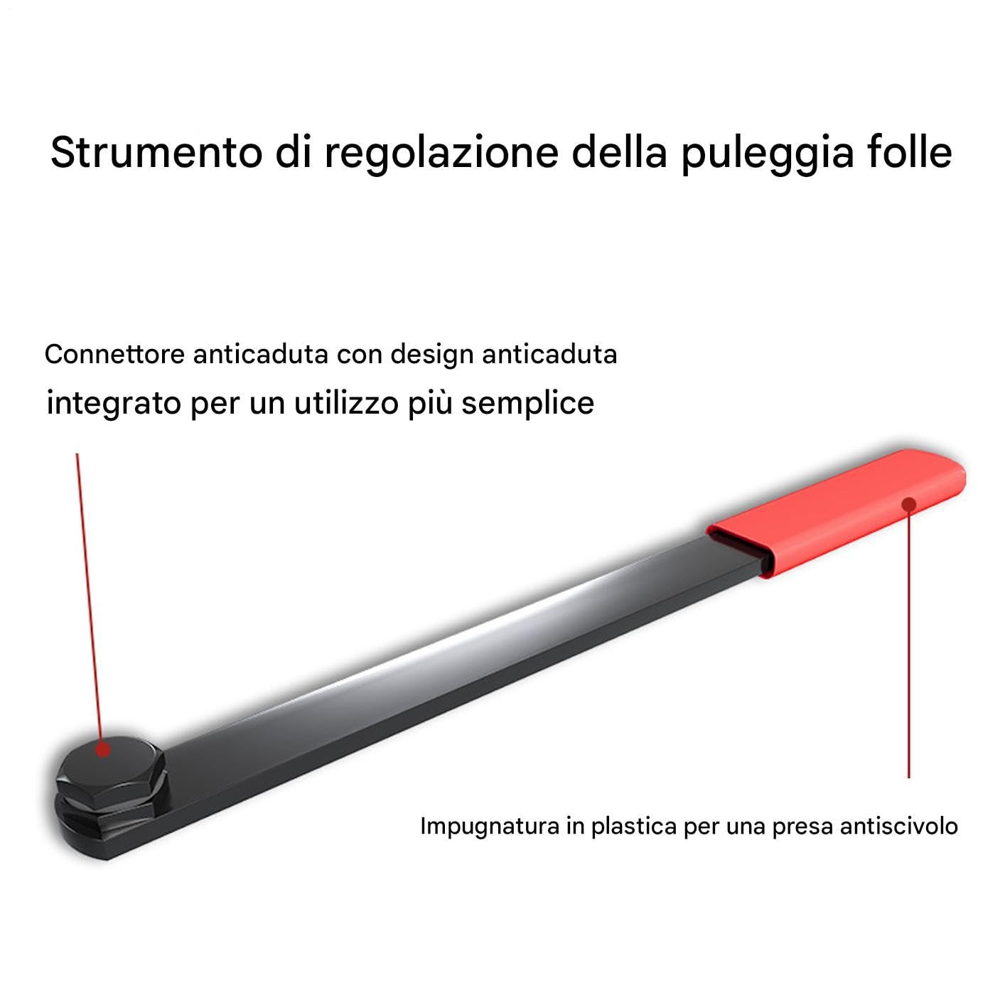 Attrezzo Tenditore Serpentina - Forniture per Riparazione Veicoli | Chiave per Regolazione Puleggia,per Meccanici Appassionati Fai da Te Garage Casa Officine Manutenzione Motore Berlina SUV