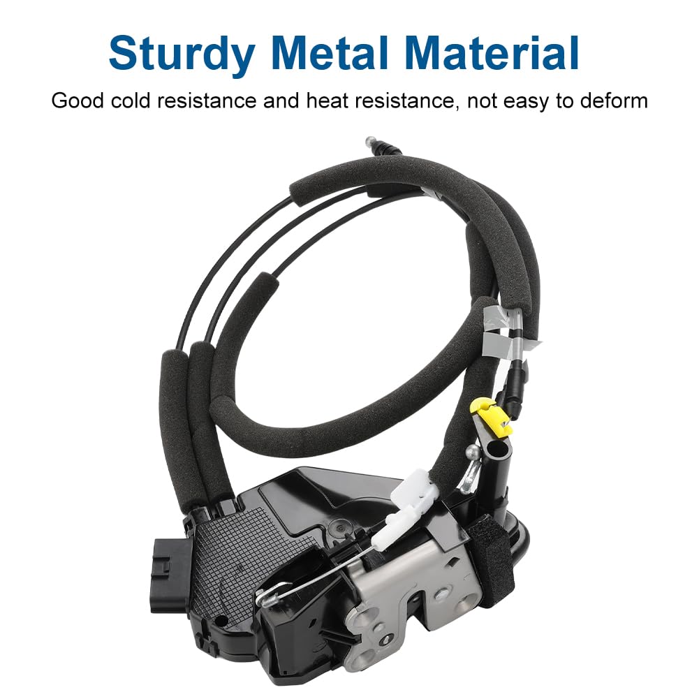 WMPHE Door Lock Latch Actuator Front Left Driver Side Compatible with Nissan Rogue 2014-2019 Replacement for 80501-4BA0A, 80501-4BA0B, 805014BA0A, 805014BA0B