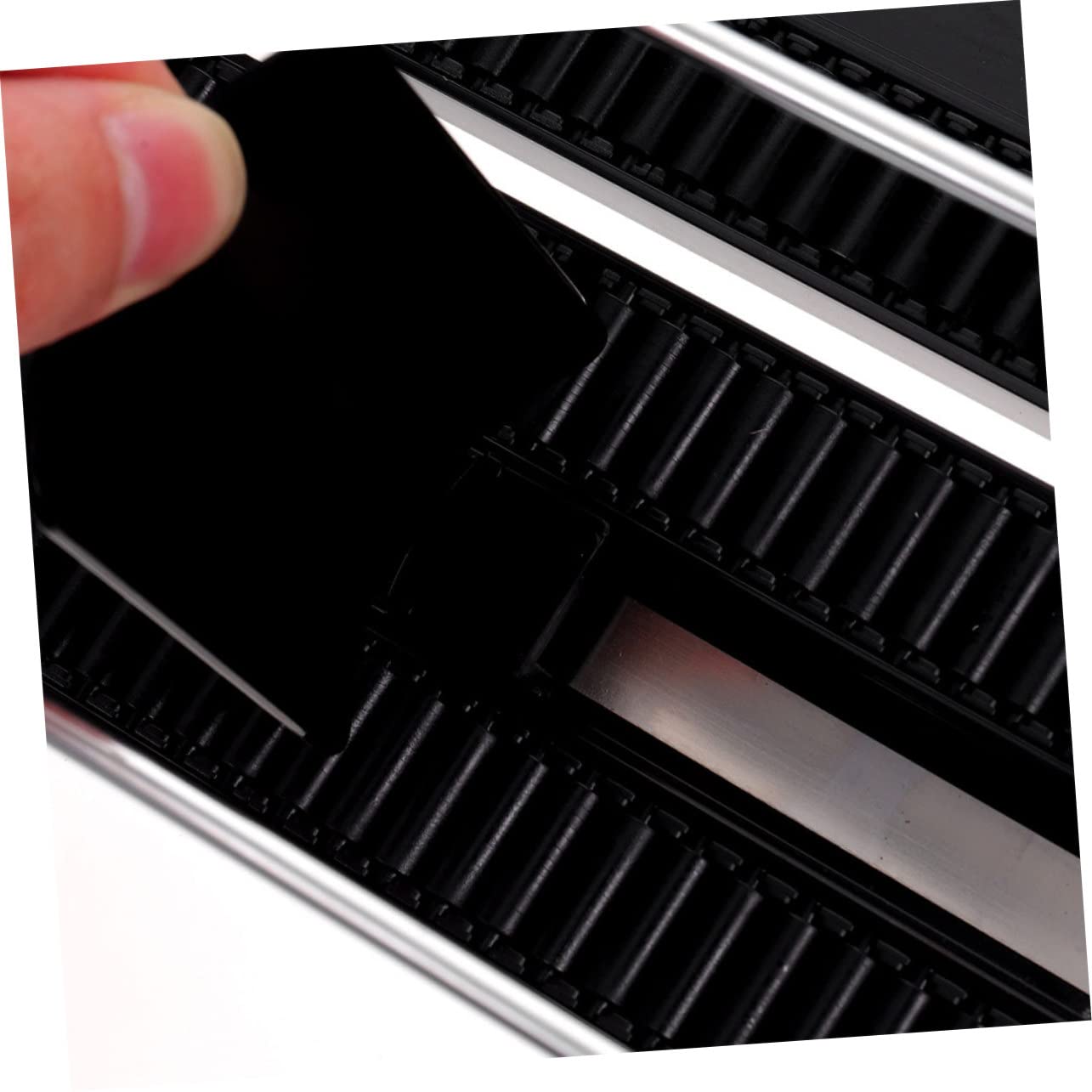 ULTECHNOVO 3pcs Automatic Drink Pusher for Supermarket Home Use Easy Install Bottle Sliding Organizer for Fridge Pantry Self-replenishing Beverage Dispenser Guide