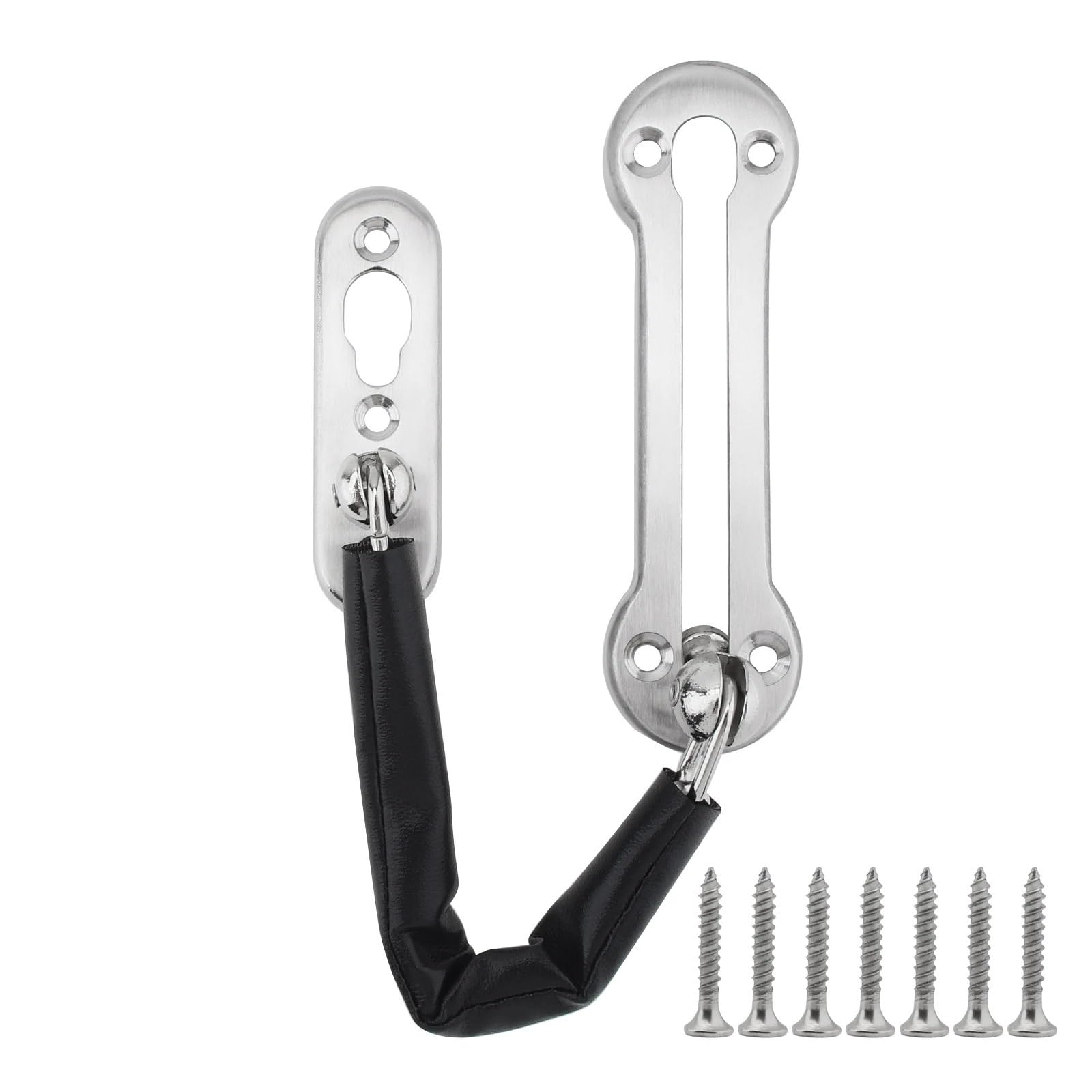 Cerradura de cadena puerta acero inoxidable, cerradura fundición, pestillo protector seguridad, herrajes for interior Para Puertas De Hoteles Familiares